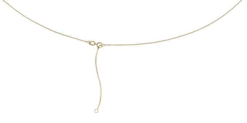 9ct Yellow Gold Venetian Box Chain With Extender