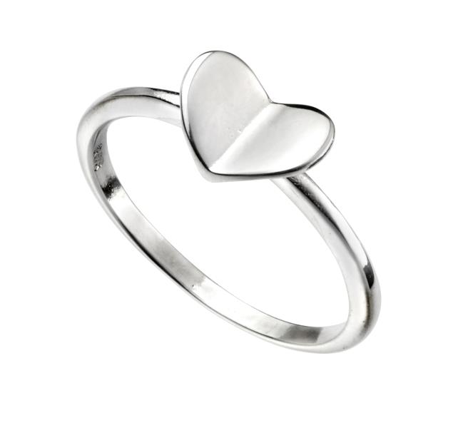 Folded Heart Ring