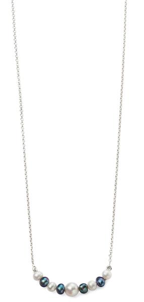 Grey And White FWP Necklace