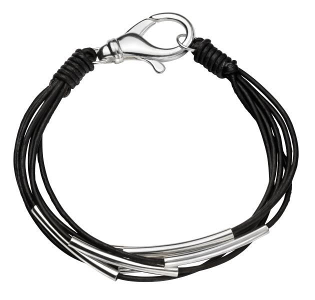 Leather Toggle Bracelet 22Cm