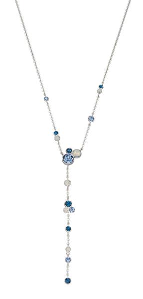 Ombre Blue And Opal SWAROVSKI Design Necklace