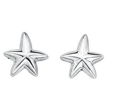 Oxidised Starfish Earrings