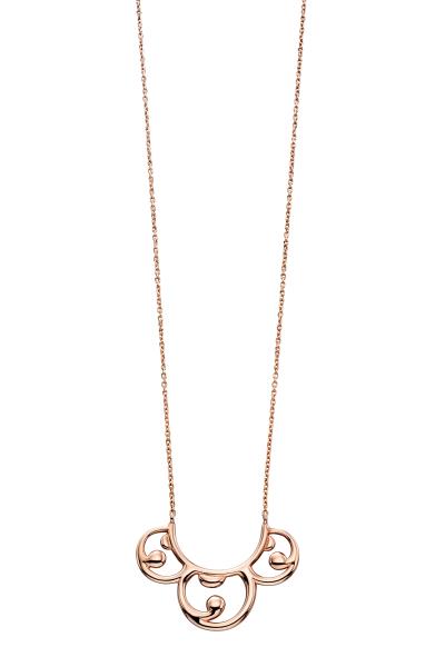 Rose Gold Baroque Necklace