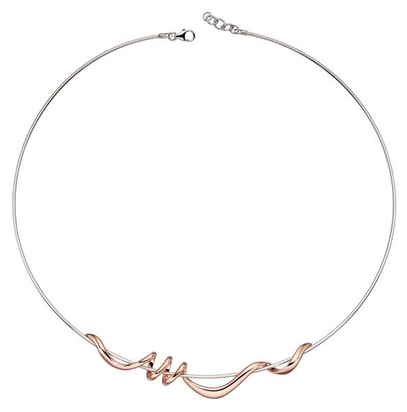 Rose Gold Plated Twist Necklace