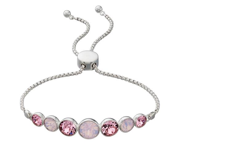 Rose Water Opal & Light Pink Adjustable Bracelet