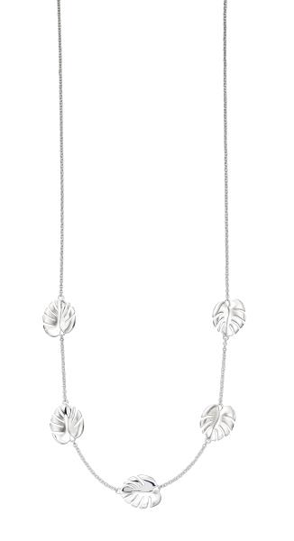 Silver Cheese Plant Necklace