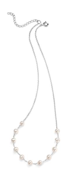 White Freshwater Pearl 40+5Cm Necklace