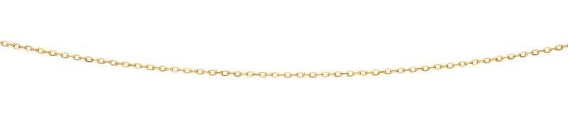 Yellow Gold Cable Flattened Chain