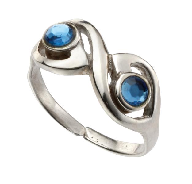 Blue Stone Toe Ring
