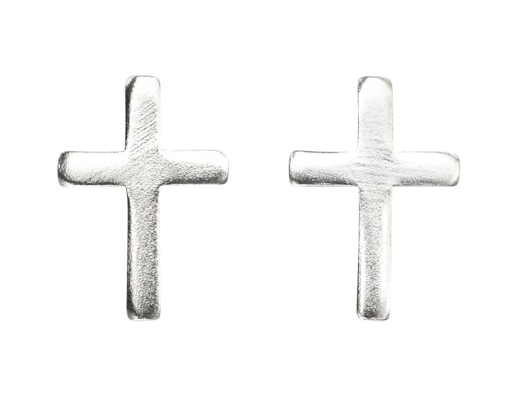 Christian Cross Studs