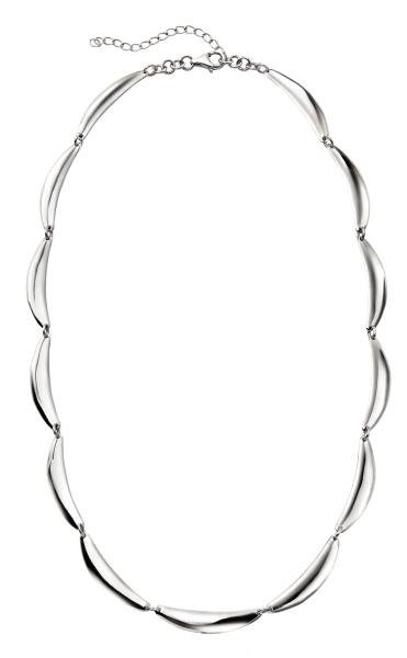 Curved Bar Linked Necklace