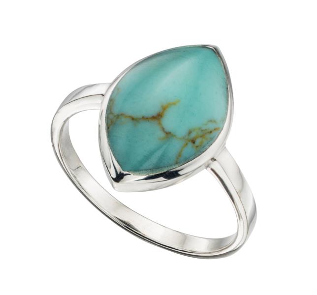 Turquoise Marquise Ring