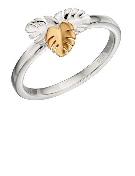 Flower Ring With CZ