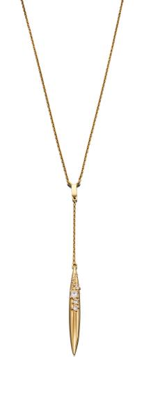 Gold Plated Cubic Zirconia Necklace