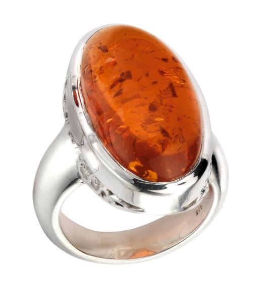 Large Amber Ring
