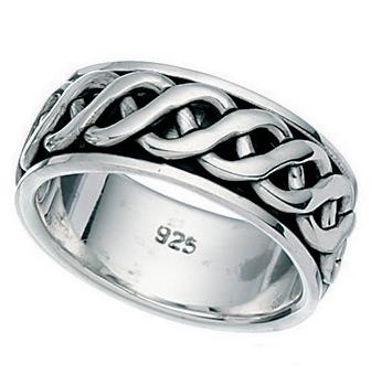 Celtic Design Spinner Ring
