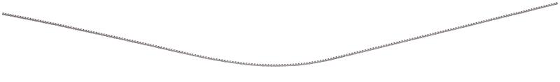 Rhodium Plated Box Chain With Extender 41+5Cm