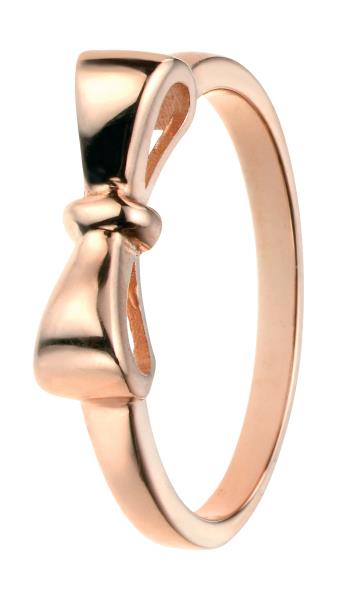 Rose Gold Plate Bow Ring