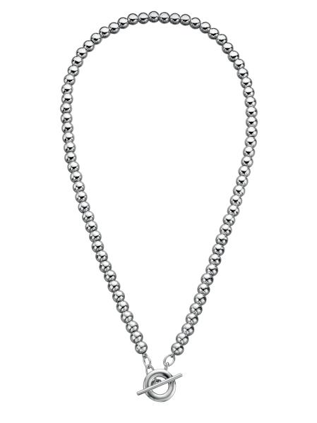 Multi Bead T-Bar 46Cm Necklace