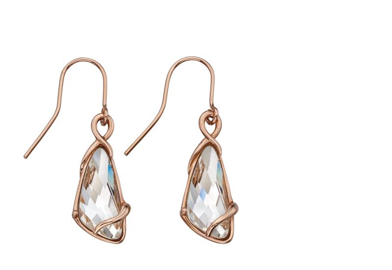 Swarovski Crystal Wing Shape Earrings