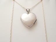 Silver Engraved Heart Locket & Chain 925 Sterling
